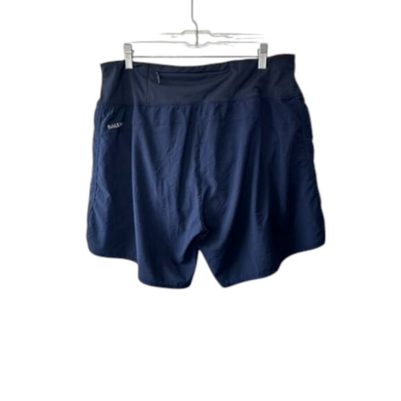 Baleaf Navy Blue Laureate Curved Hem 3-Pocket Athletic Shorts Women's XL - Picture 5 of 6